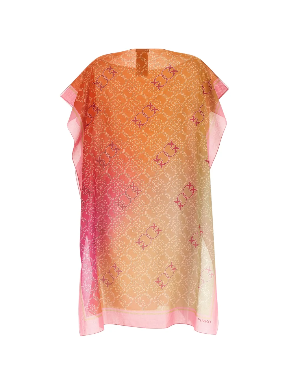  Pinko Polka Bird Beach Cover-up - Orange 
