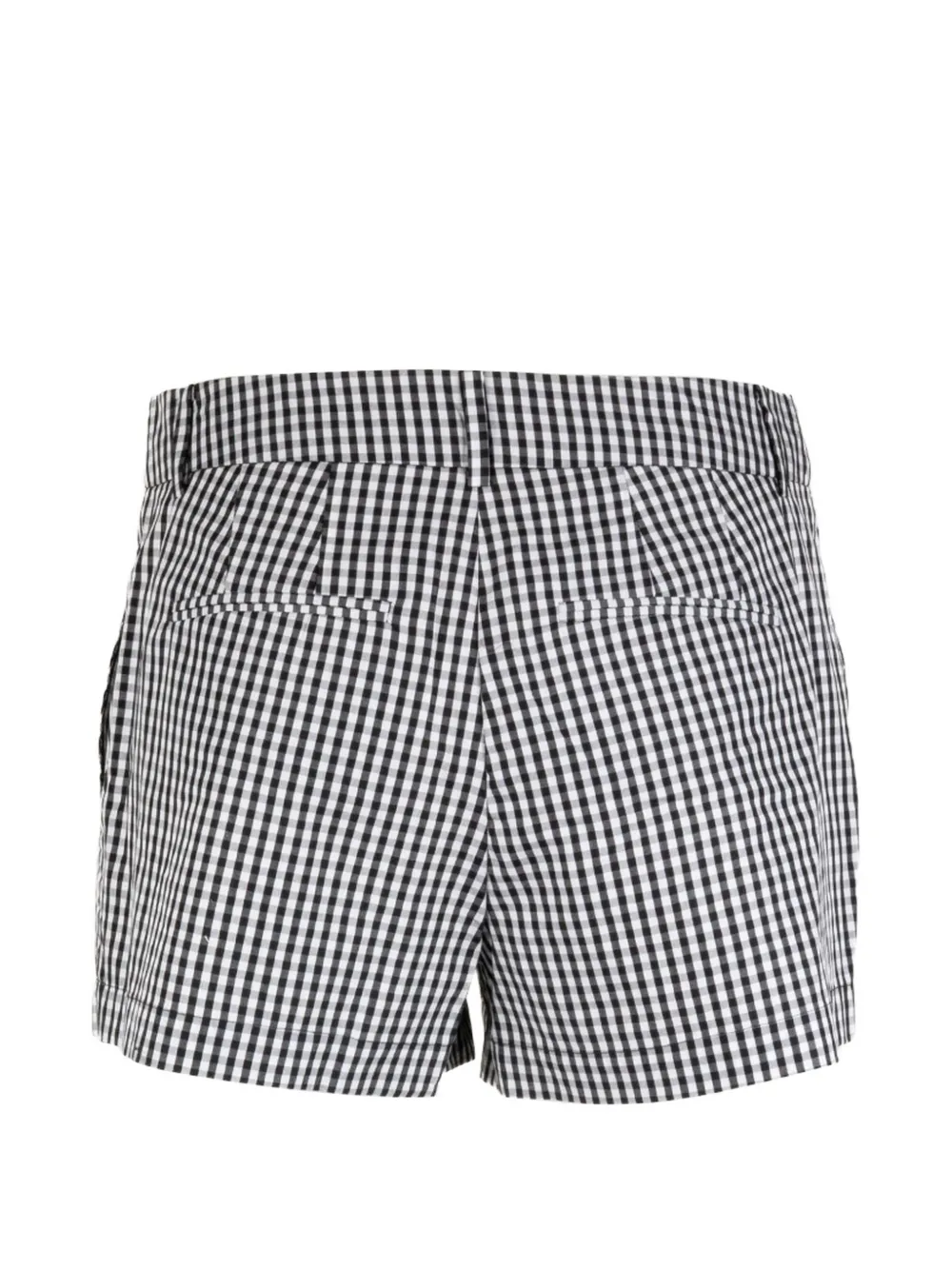 Michael Kors Shorts met gingham print Zwart