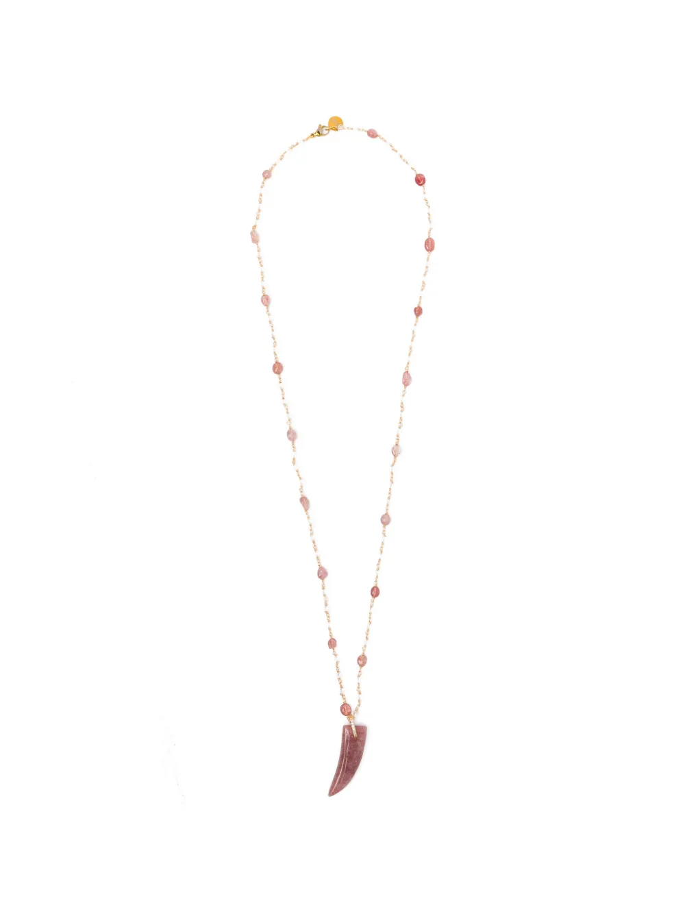BLAKLACE beaded pendant necklace - Oro