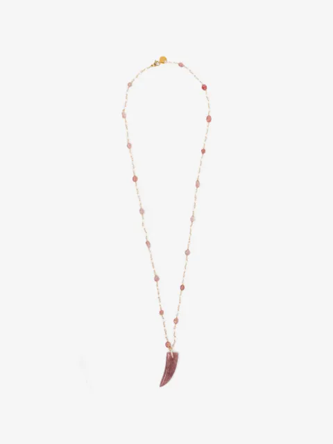 BLAKLACE beaded pendant necklace