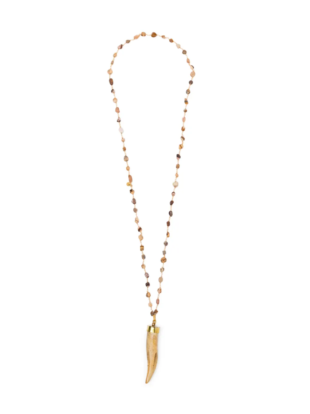 BLAKLACE pendant beaded necklace - Oro