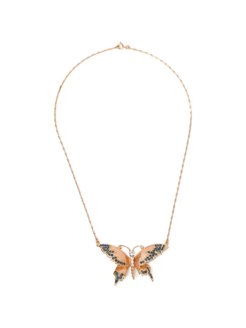 BLAKLACE butterfly embellished necklace