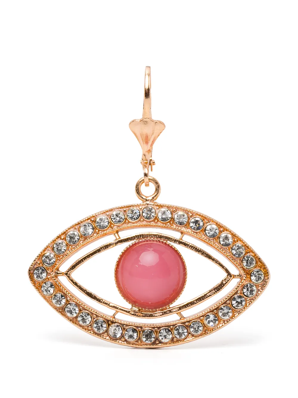 BLAKLACE eye shape earrings - Rosa