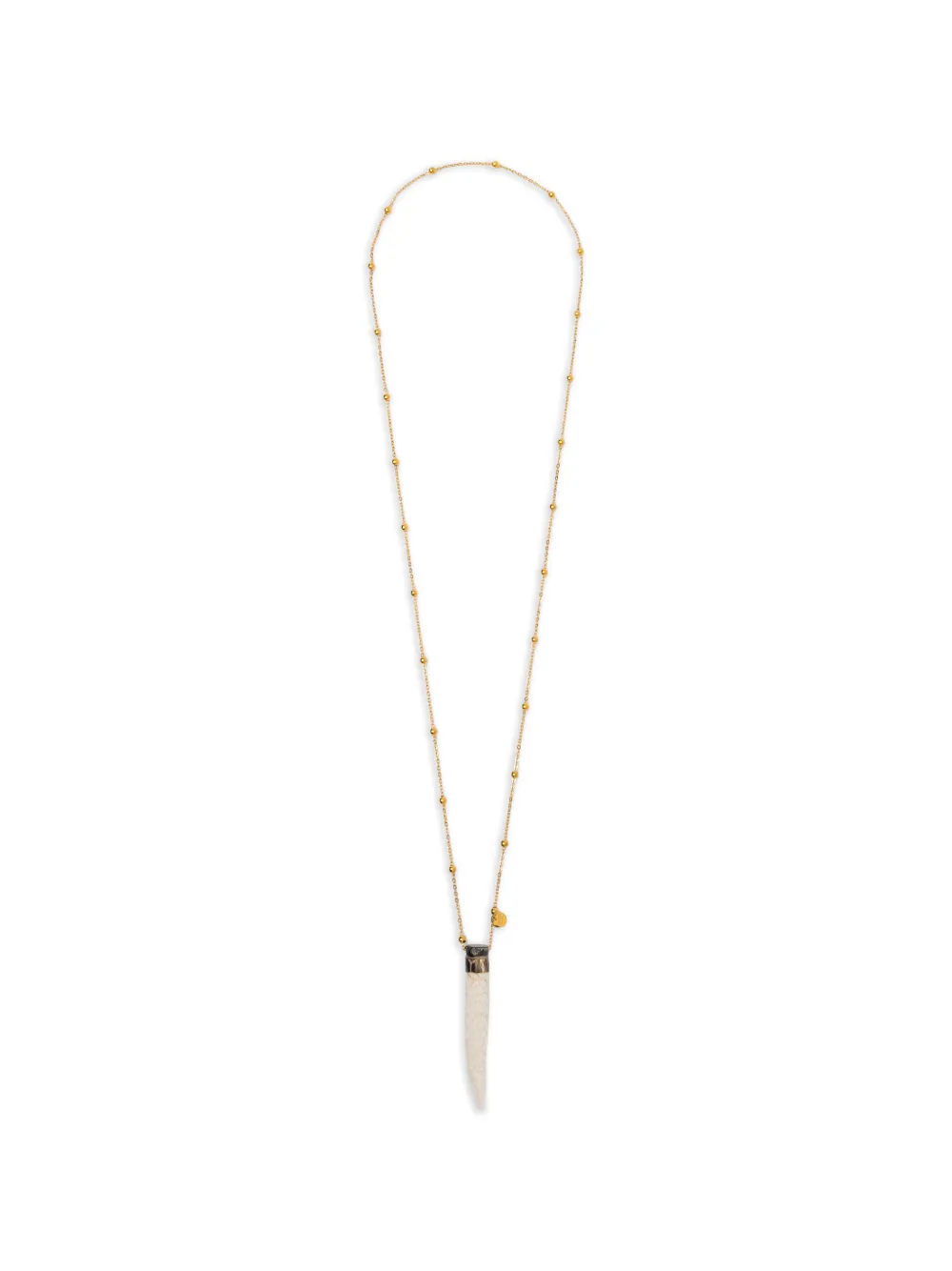 BLAKLACE beaded pendant necklace - Oro
