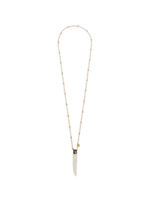 BLAKLACE beaded pendant necklace
