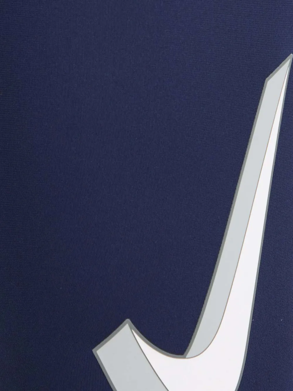 Nike Swoosh logo-print swim shorts Blauw