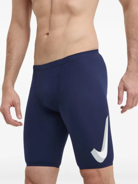 Nike Swoosh logo-print swim shorts