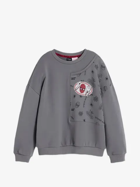 Desigual sudadera con motivo Spider-Man