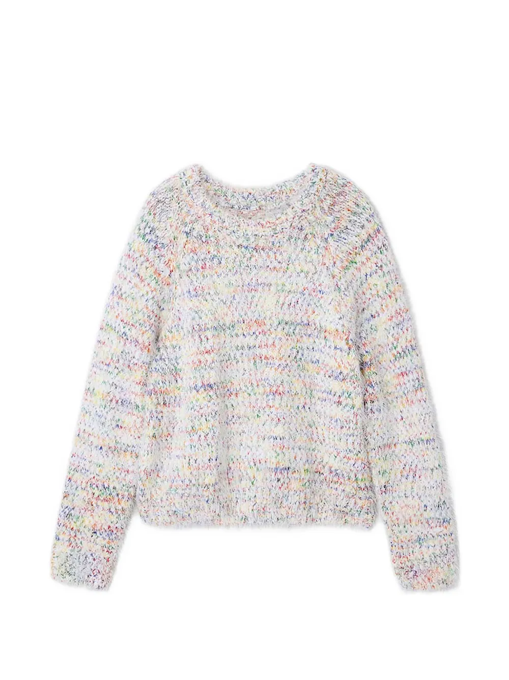 Desigual Sweater met ronde hals Wit