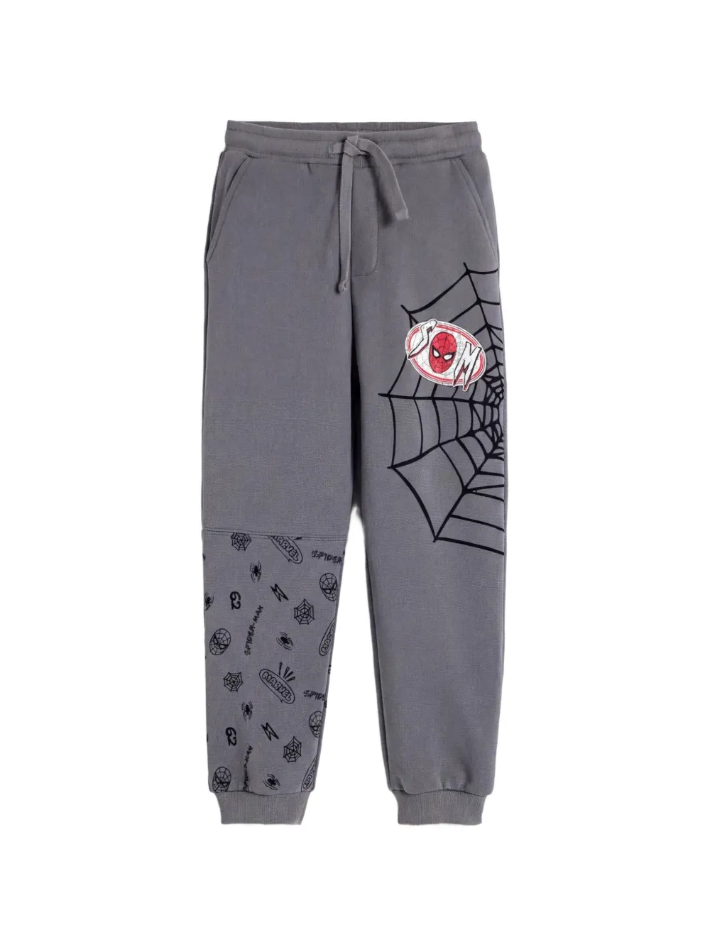Desigual Pantaloni sportivi con stampa grafica - Grigio