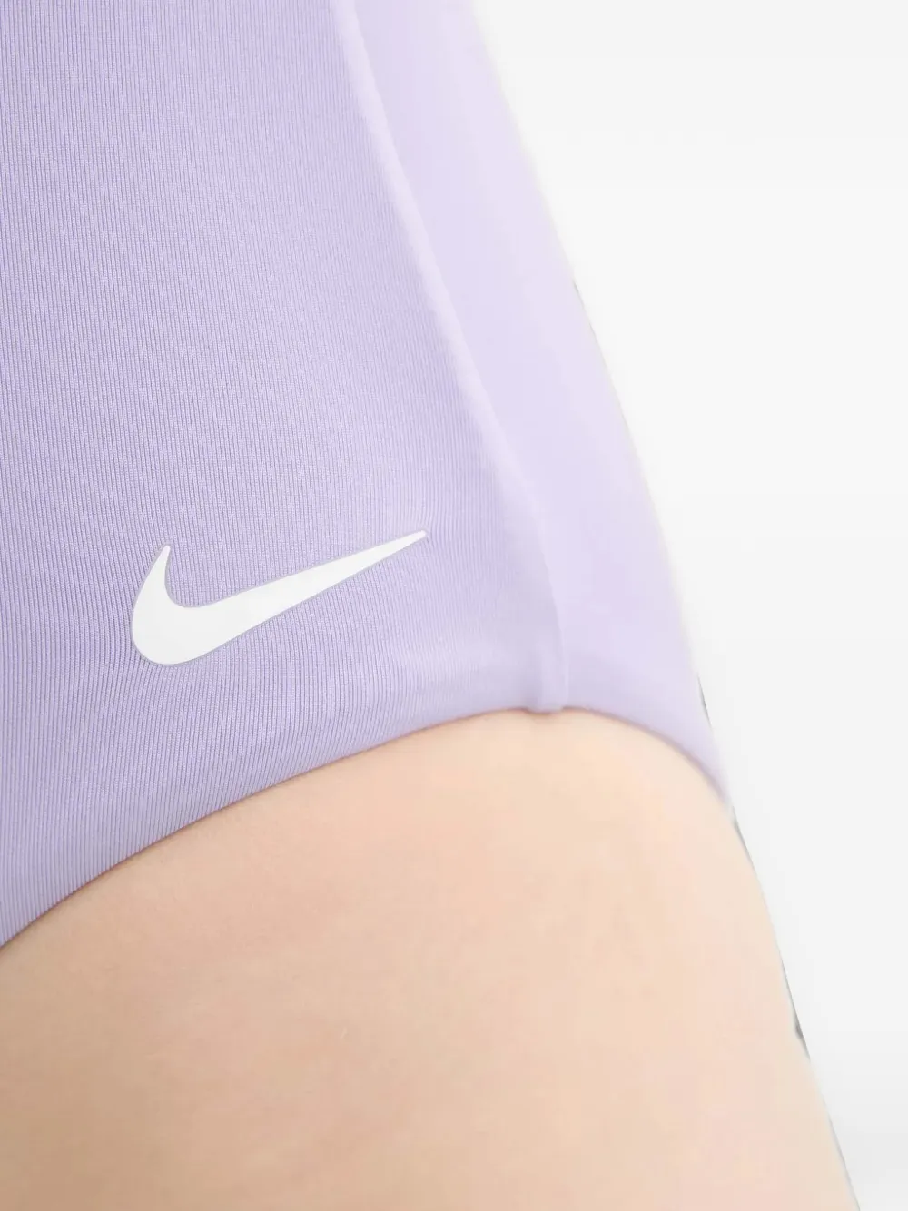 Nike logo-print swimsuit Paars