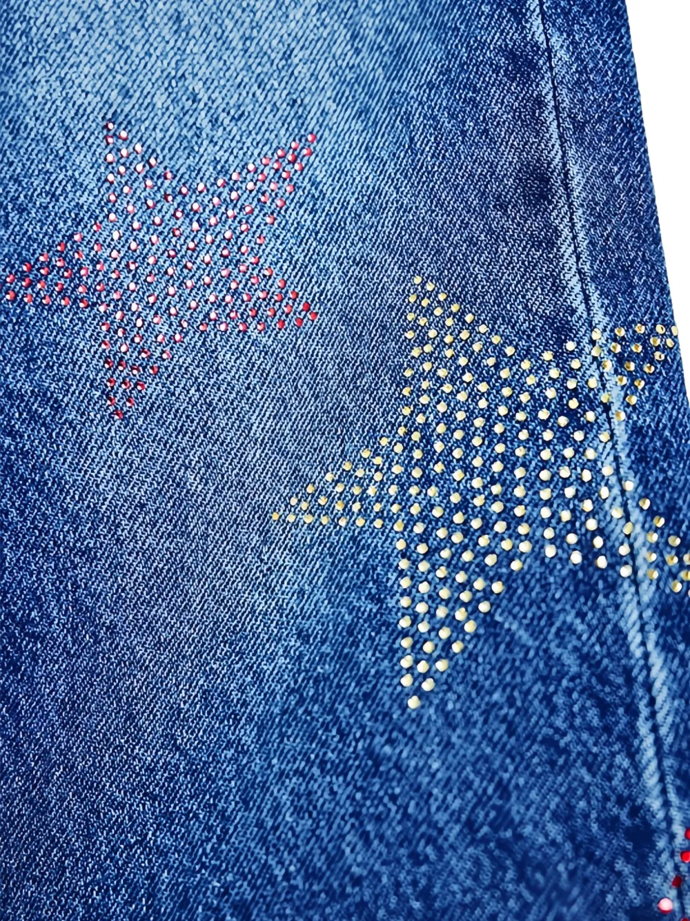 Desigual Jeans met sterdetail Blauw