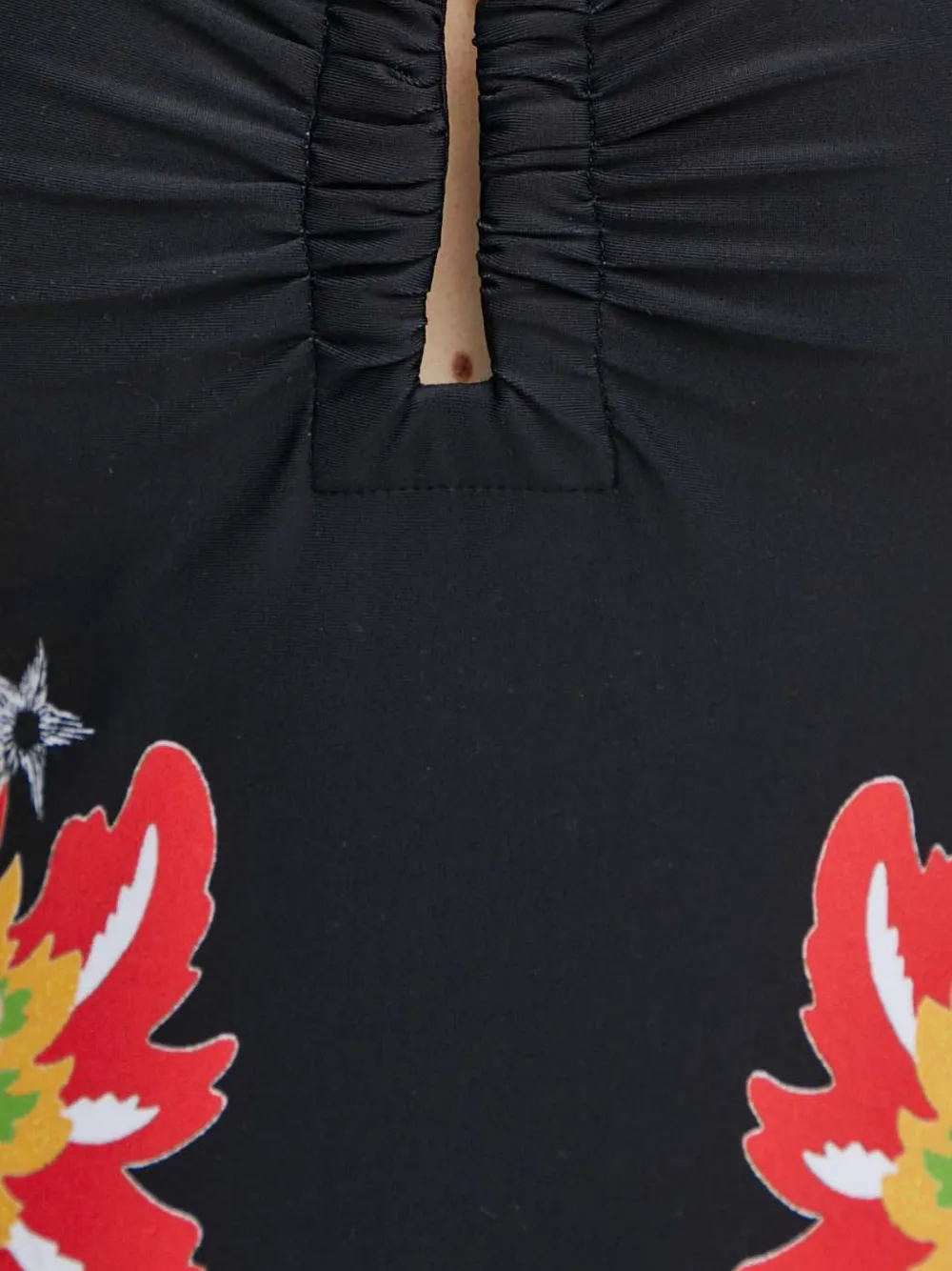 Desigual Badpak met bloemenprint Zwart