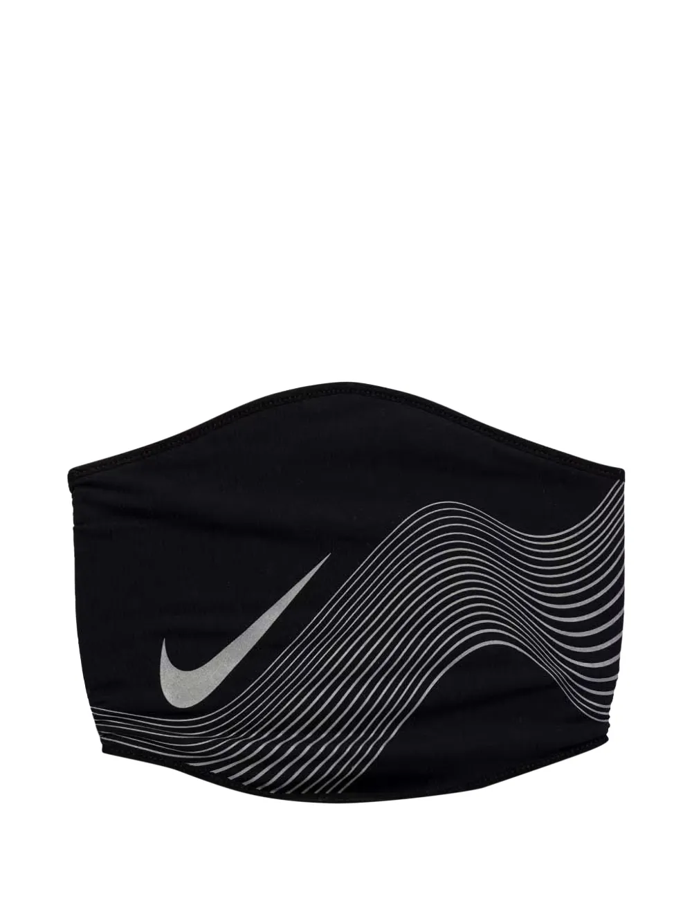 Nike Gestreepte halswarmer Zwart