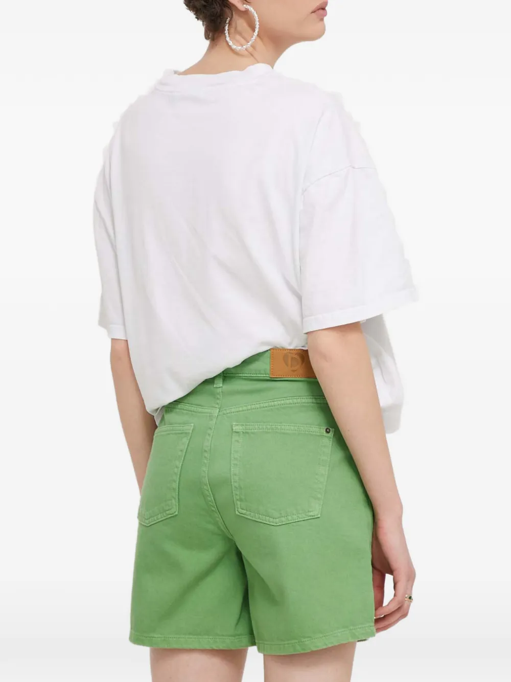 Desigual Shorts con bottoni - Verde