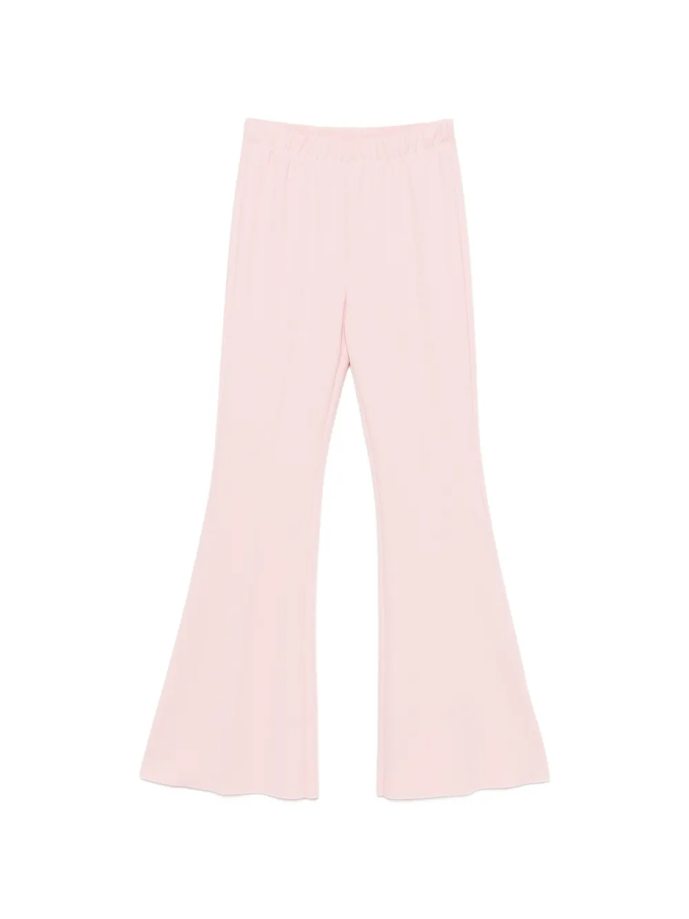 VICOLO elasticated-waist flared trousers