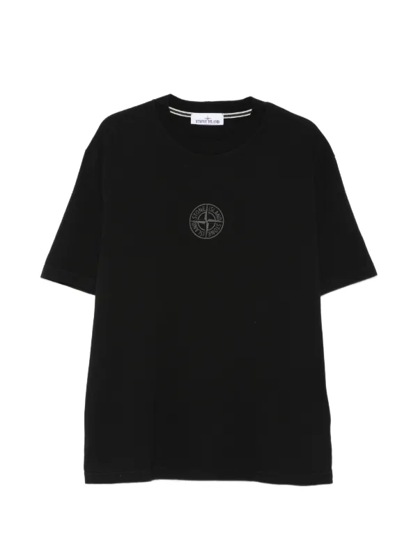 Stone Island ロゴ Tシャツ | ブラック | FARFETCH JP