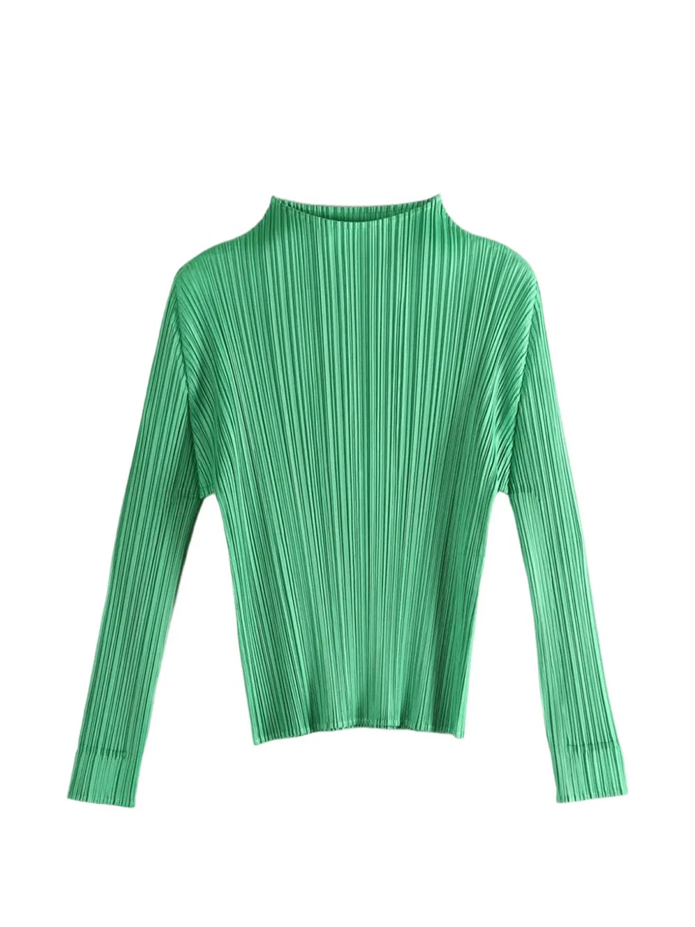 Pleats Please Issey Miyake pleated top - Verde