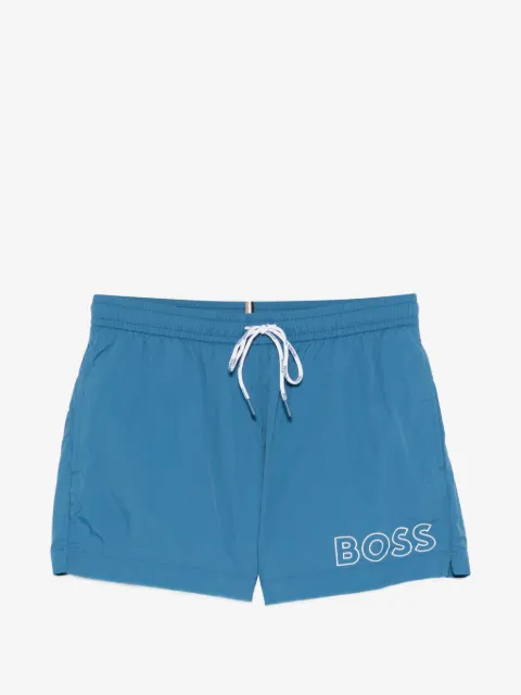 BOSS Mooneye logo swim shorts