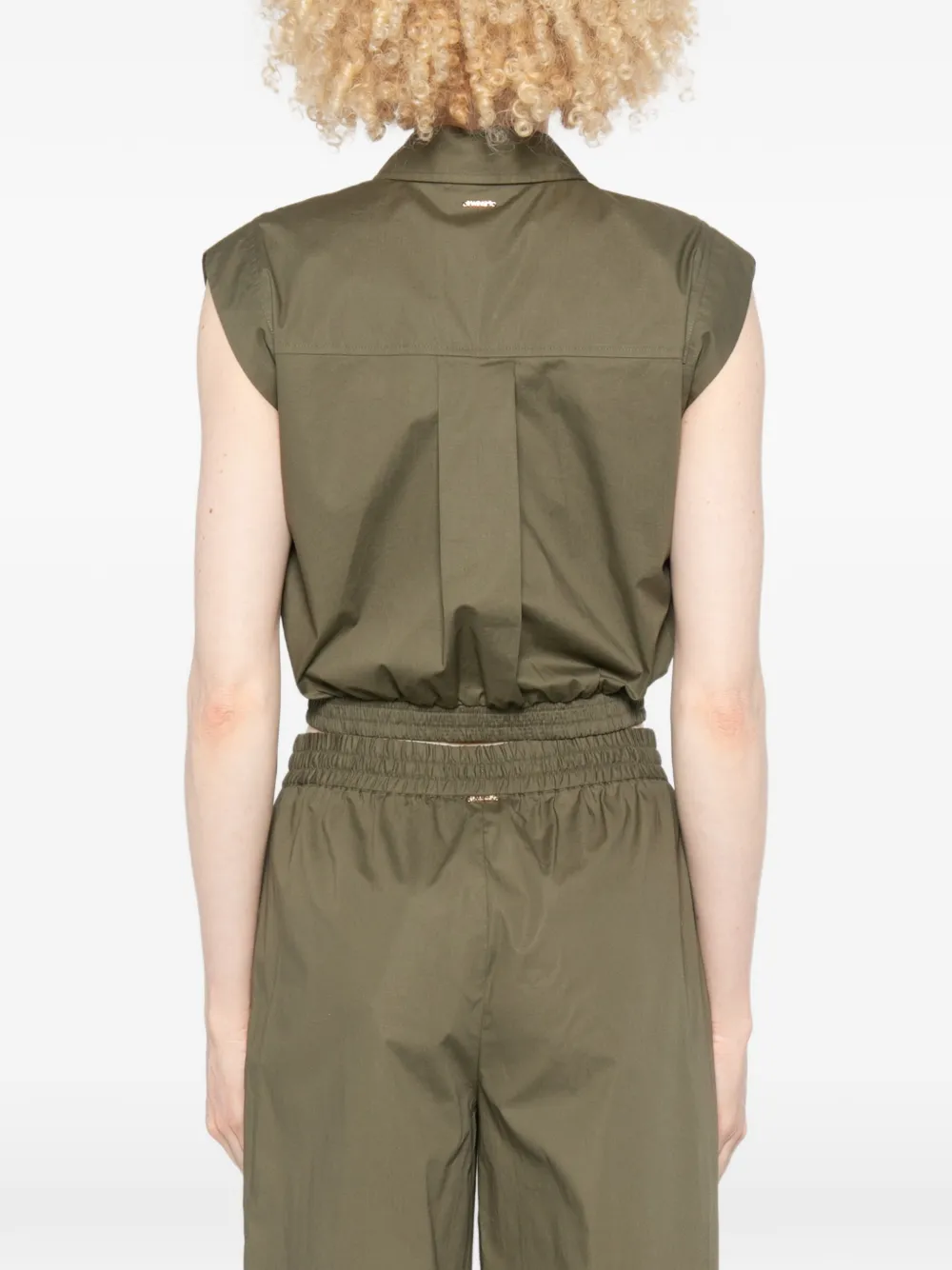 TWINSET Linnen overhemd Groen