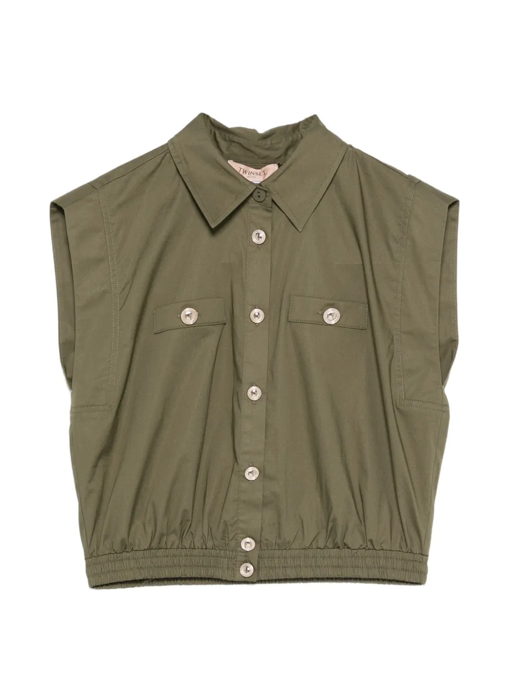 TWINSET button-fastening shirt - Verde