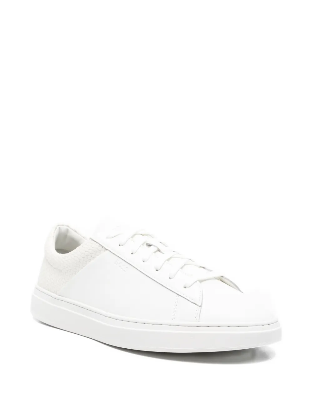 BOSS lace-up sneakers Wit