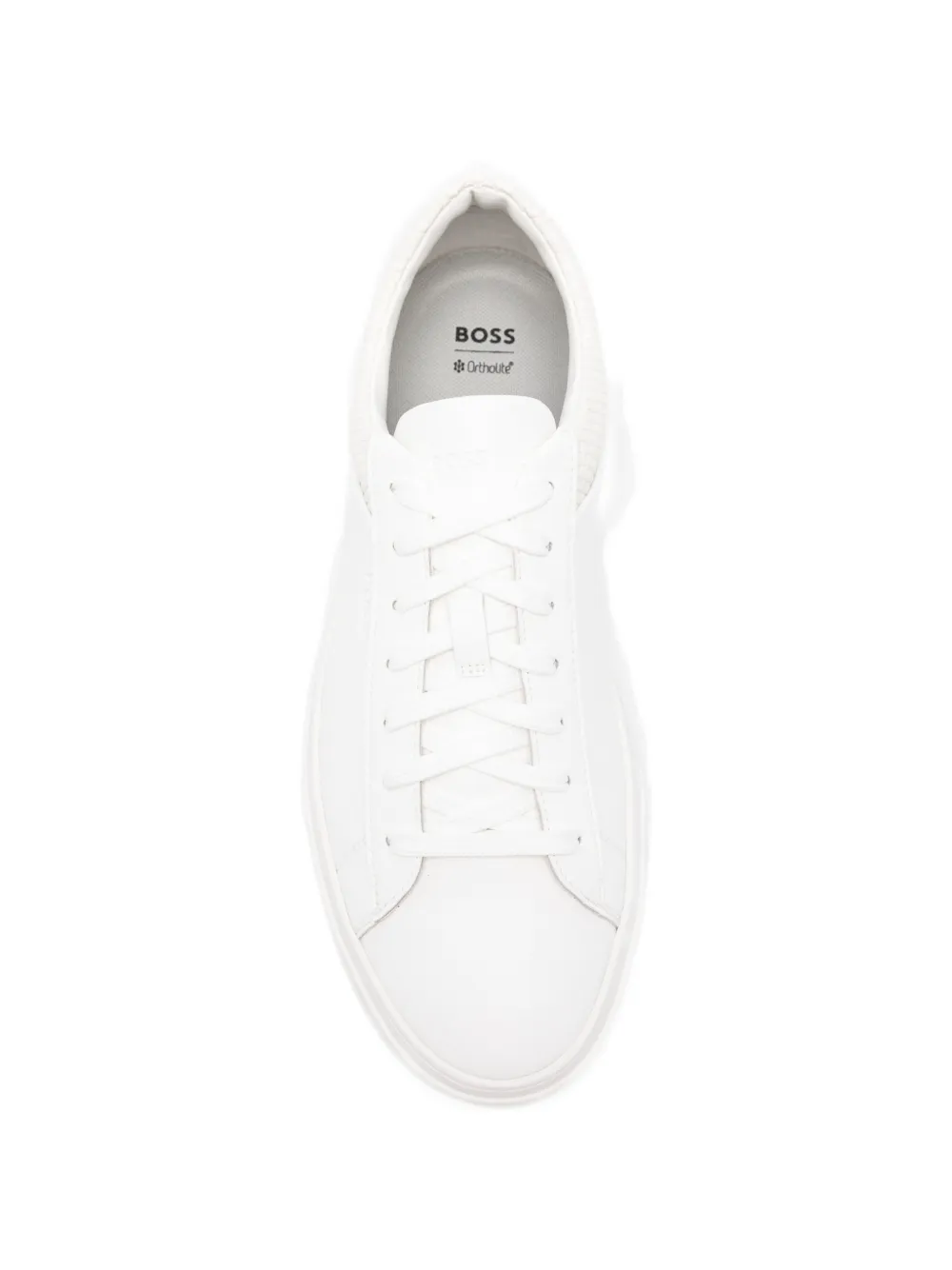 BOSS lace-up sneakers Wit