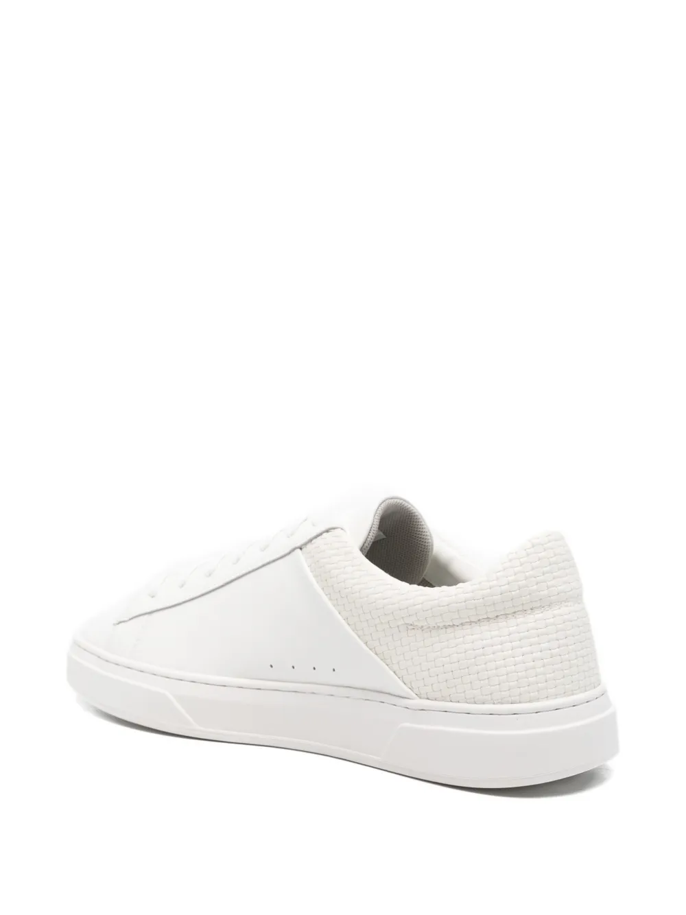 BOSS lace-up sneakers Wit