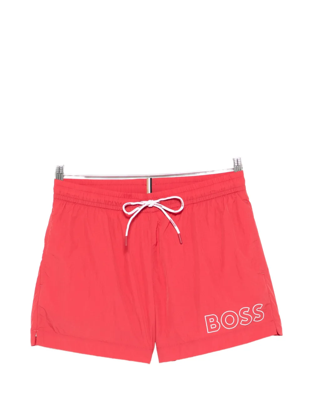 BOSS Mooneye drawstring-fastening swim shorts - Rot