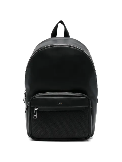BOSS zip-pocket backpack