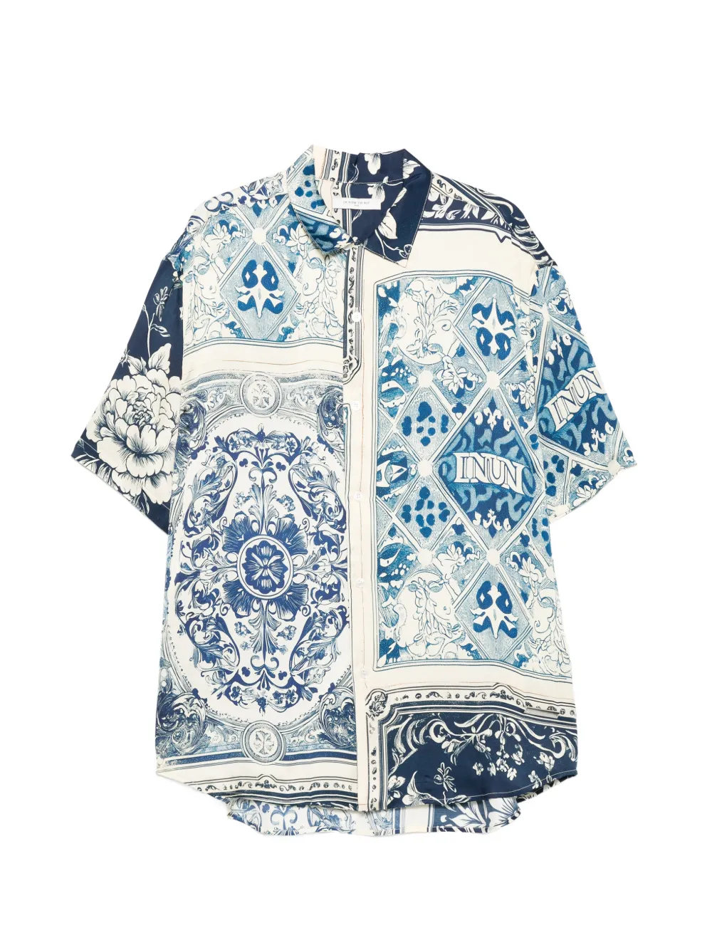 Ih Nom Uh Nit printed shirt - Blu