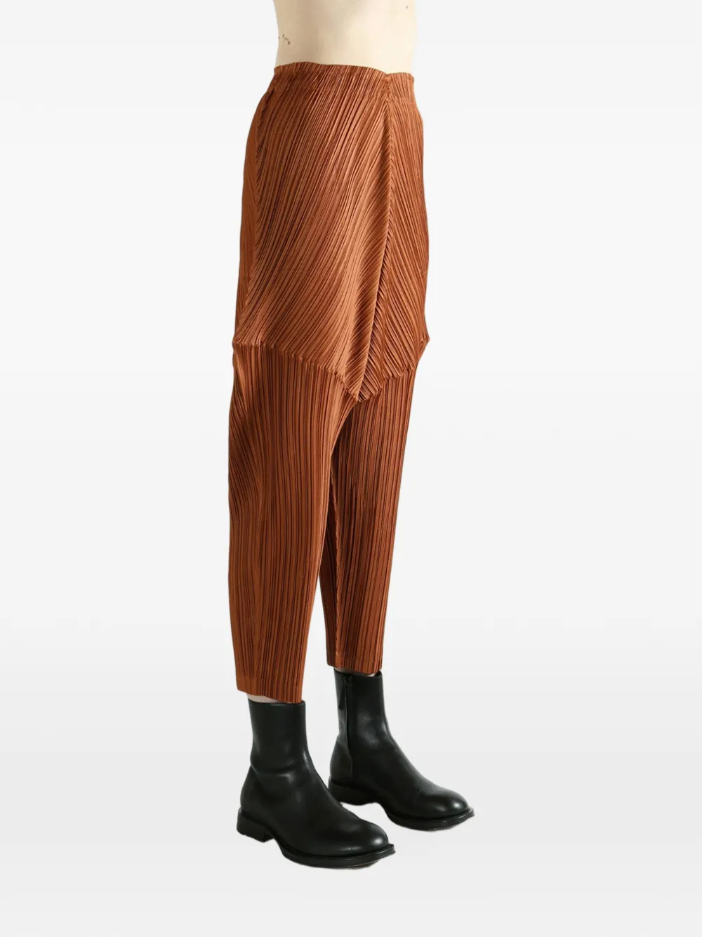Pleats Please Issey Miyake Plooibroek Bruin