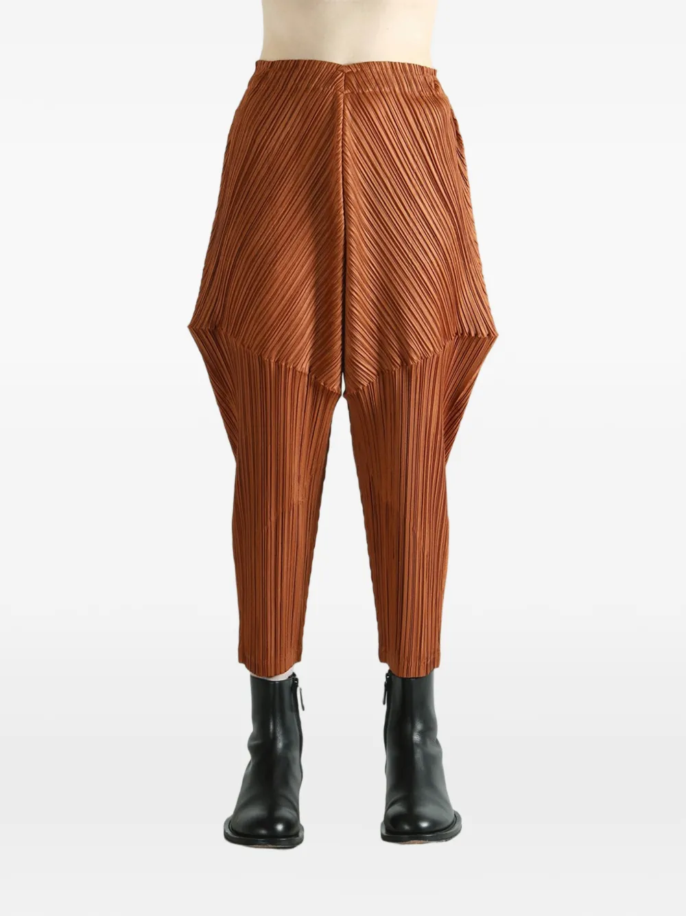 Pleats Please Issey Miyake Plooibroek Bruin