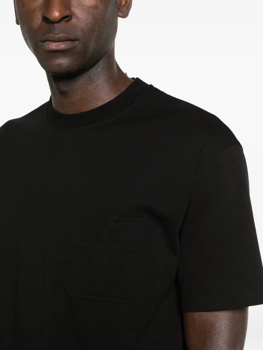 Valentino Garavani T-shirt met zak Zwart