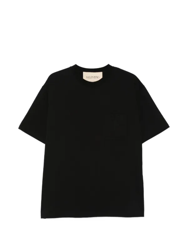 Valentino Garavani ポケット Tシャツ | ブラック | FARFETCH JP