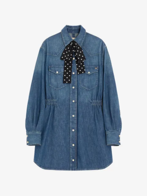 Valentino Garavani denim midi dress