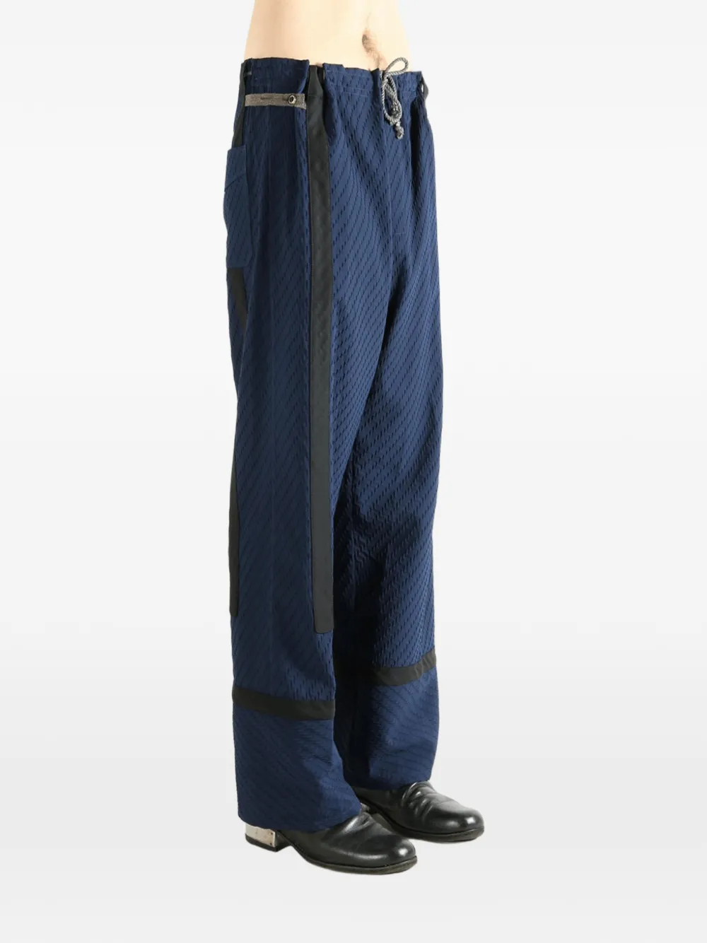 kikokostadinov KK. Trouser. 09 サイズ44 Kiko Kostadinov Kyan Patterned Trousers | Blue | FARFETCH