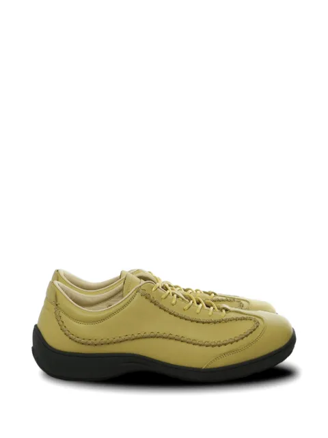 Kiko Kostadinov topstitched leather sneakers