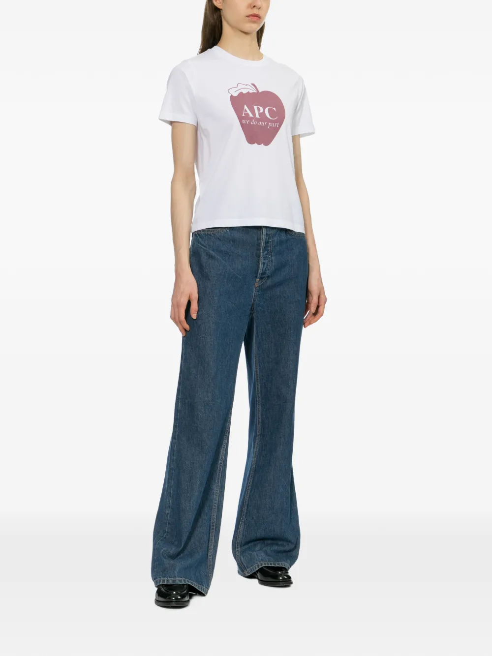 A.p.c. Pomme T-shirt In Multi