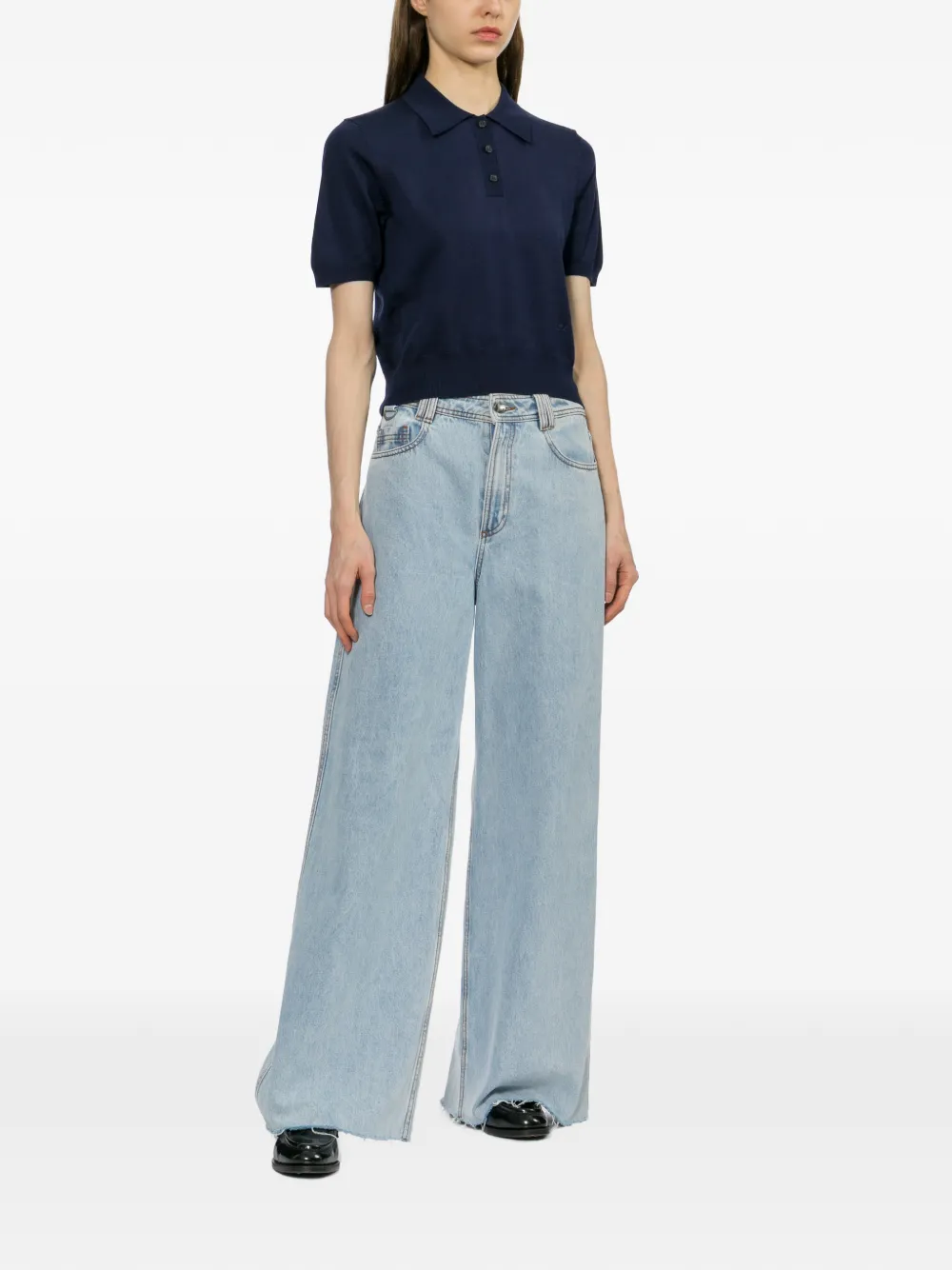 A.p.c. Ruby Polo Shirt In Blue
