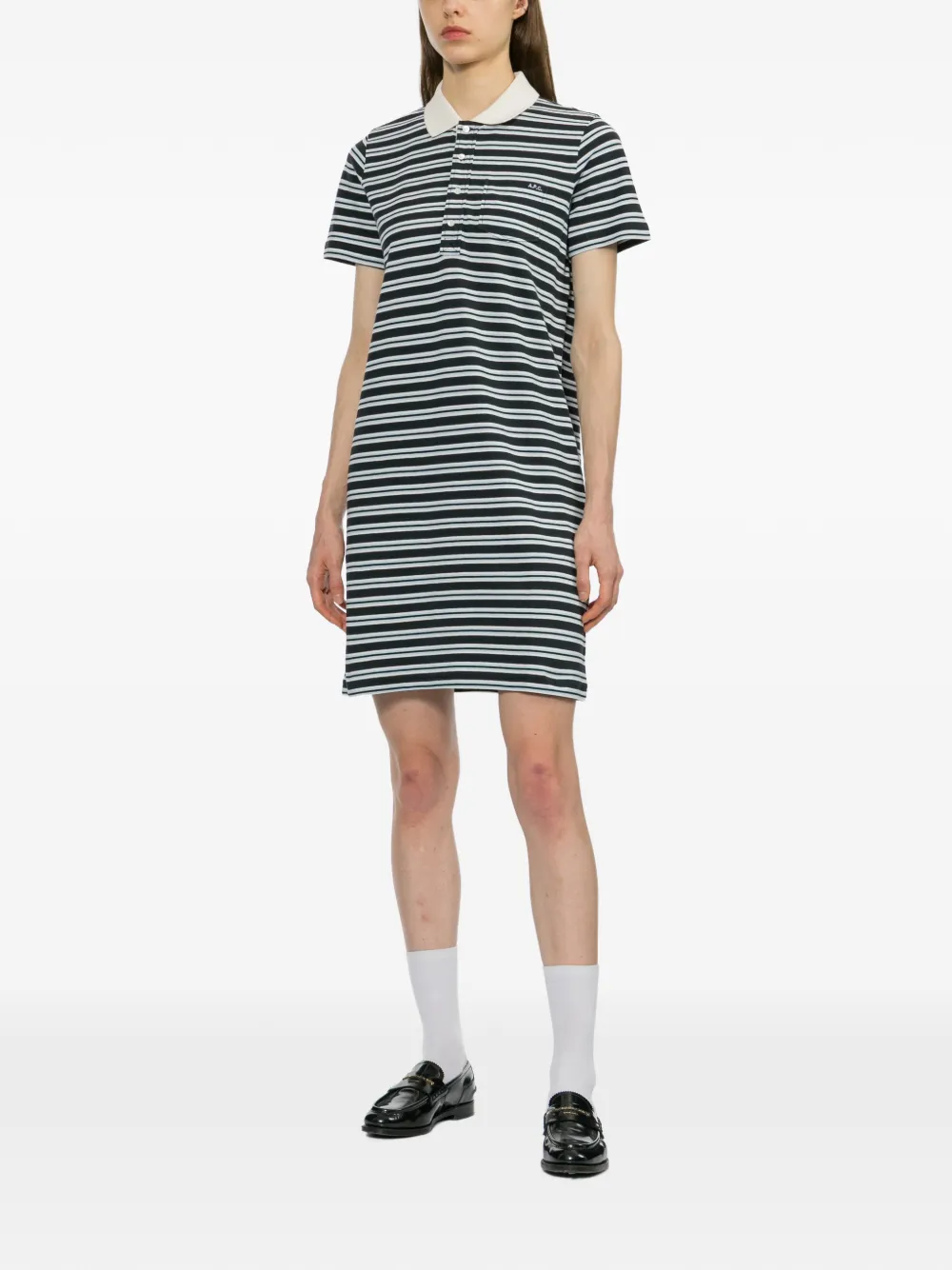  A.p.c. Vestido Raye - Azul 