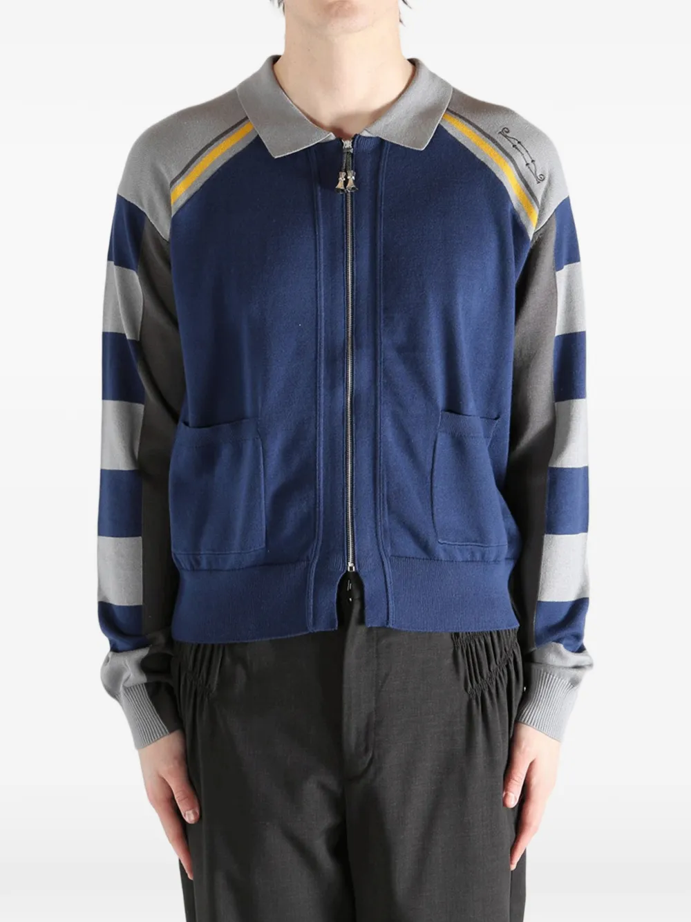 Kiko Kostadinov Vest met rits Grijs