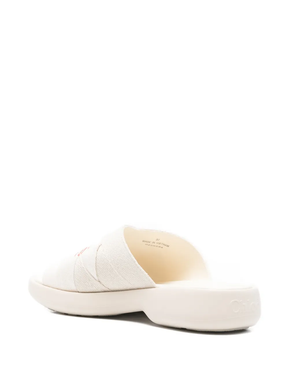 Chloé Sandalen met open neus Beige