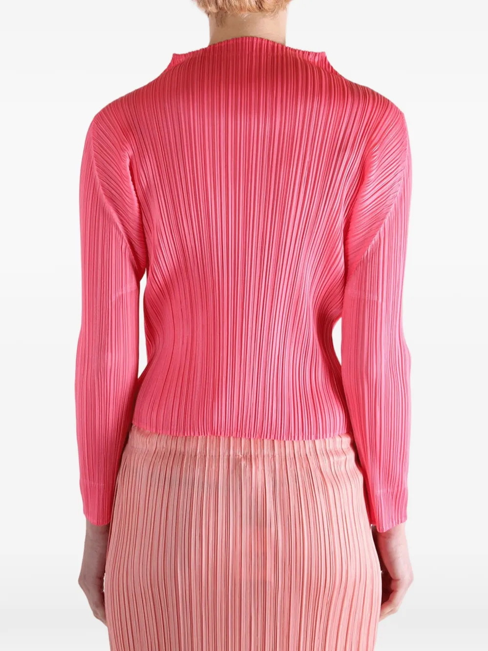 Pleats Please Issey Miyake Pleated Top | Pink | FARFETCH