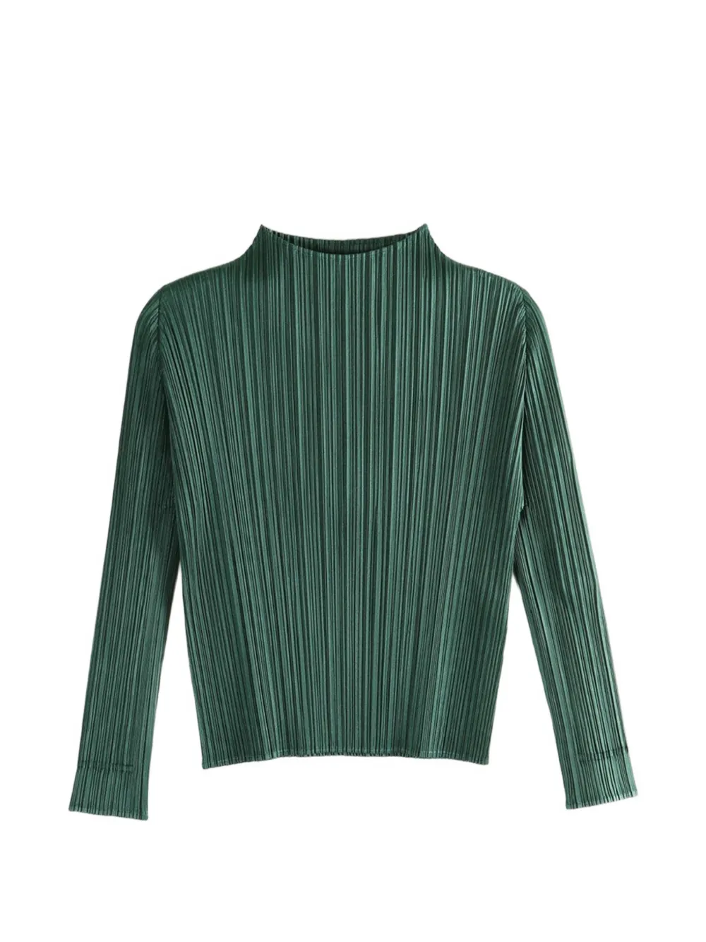 Pleats Please Issey Miyake pleated top - Verde