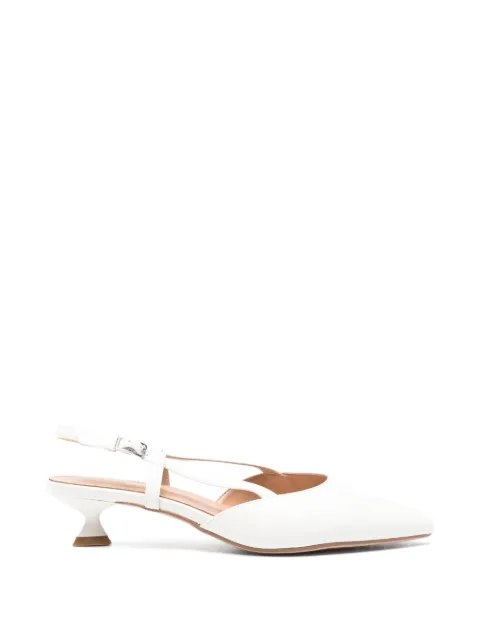 KEYS pointed-toe slingback pumps