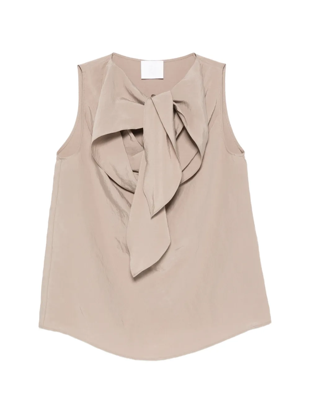 Su cowl-neck blouse - Toni neutri