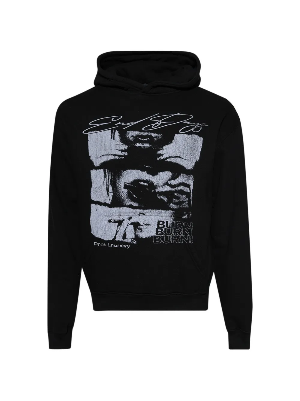 Paris Laundry oversized hoodie - Nero