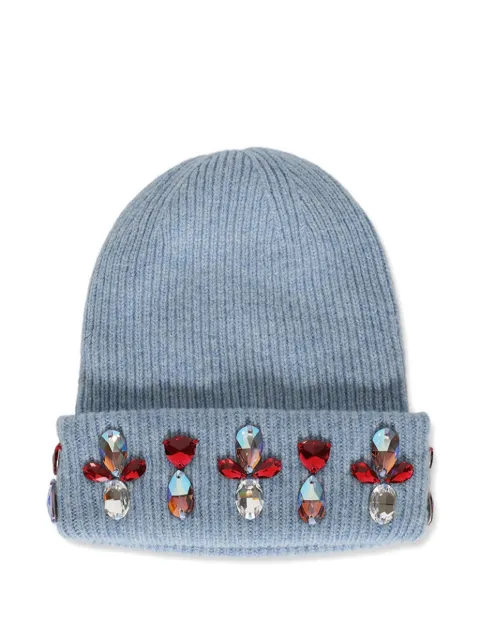 Melrose High Crown Of Cairo jewel-embellished beanie hat
