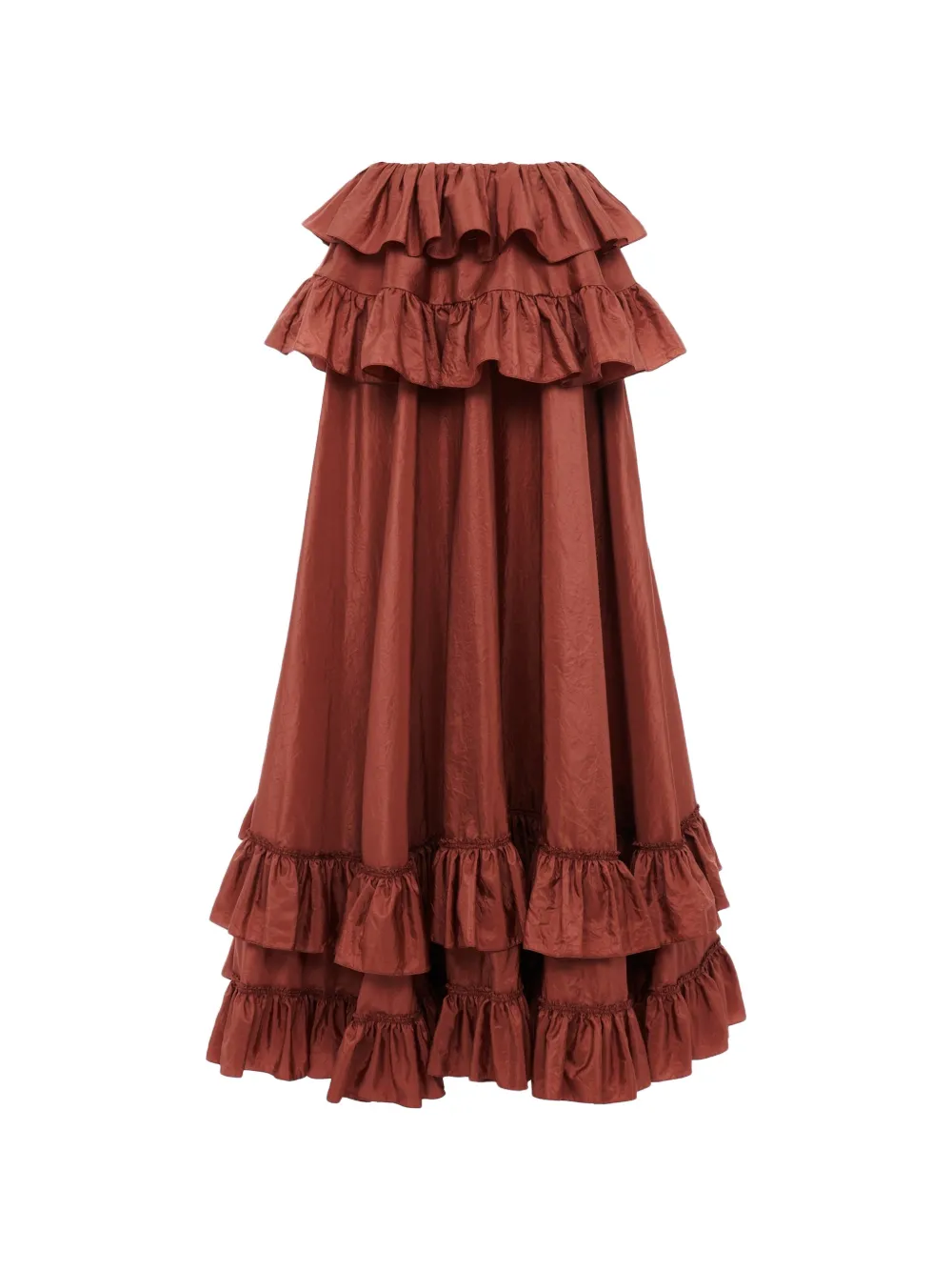 Chloé ruffled maxi skirt - Rosa